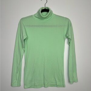 Vintage lime green thin turtleneck size small